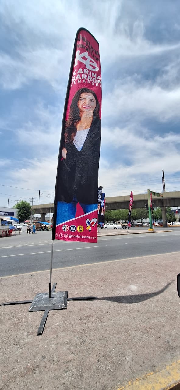 Banderas publicitarias impresas en Monterrey · Punto Clave