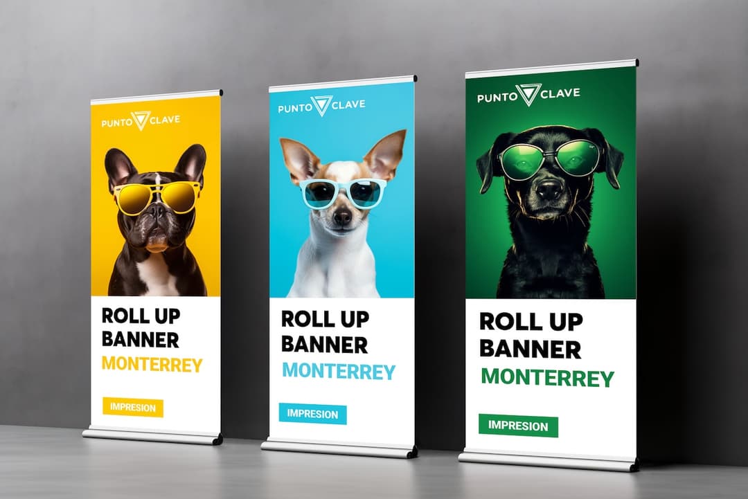 Banners publicitarios para negocios en Monterrey · Punto Clave