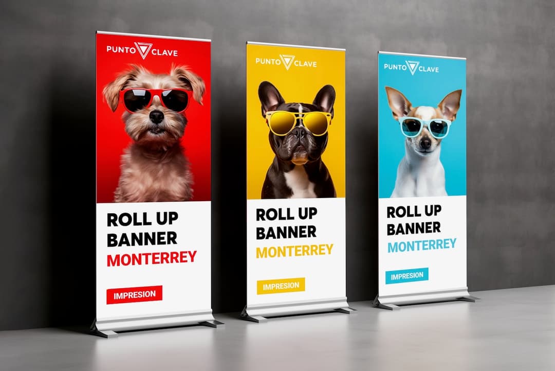 Banners publicitarios para negocios en Monterrey · Punto Clave